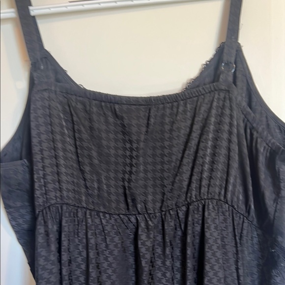 Torrid size 2 Tea Length Woven Jacquard Lace Trim Cami Dress - Picture 7 of 7